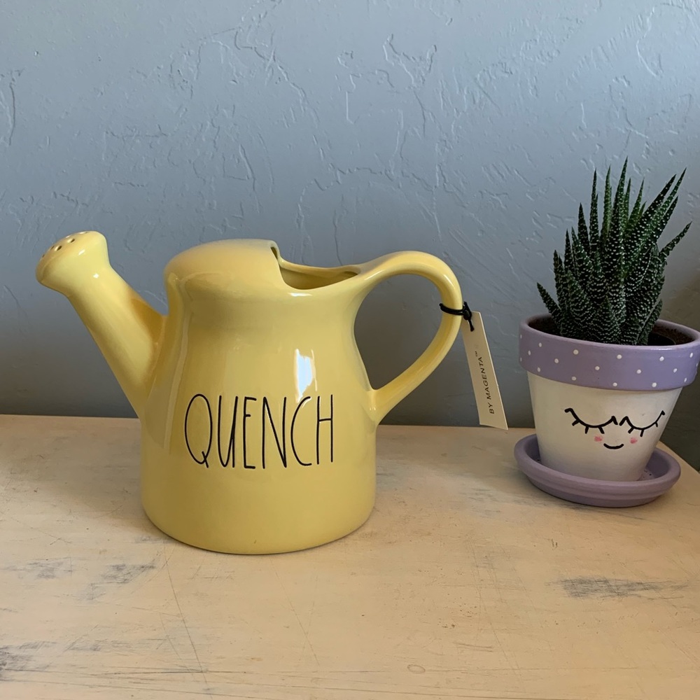 RAE DUNN | QUENCH Ceramic Watering Can - Picture 1 of 2